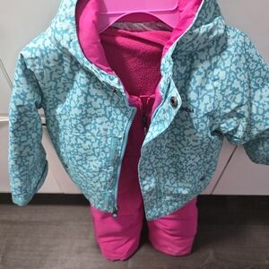 Columbia Teal and Silver Jacket